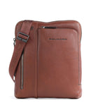 Piquadro Black Square Crossbody tas cuoio