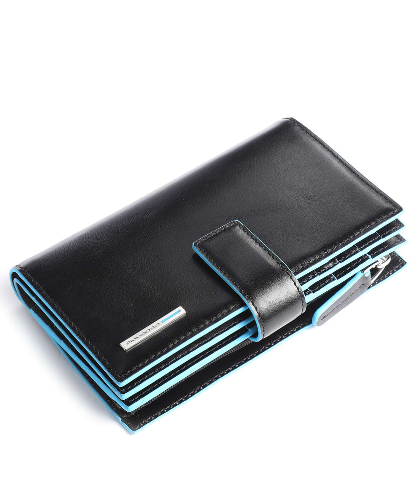 Piquadro Blue Square RFID Credit card holder black