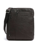 Piquadro Black Square Crossbody tas testa di moro