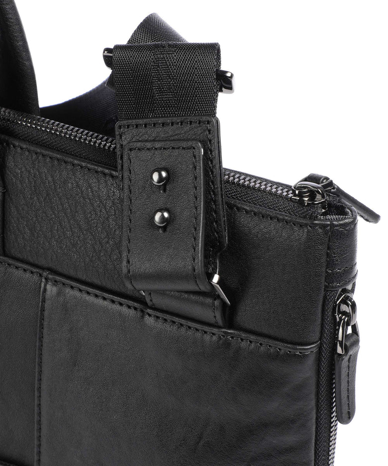Piquadro Black Square Briefcase black