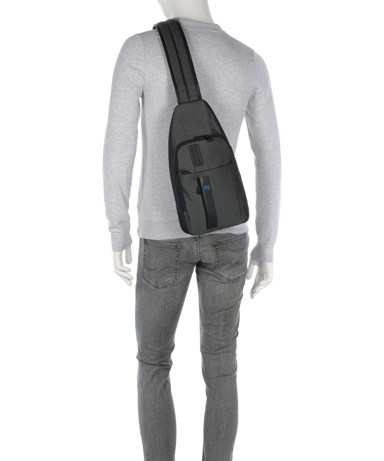 Piquadro P16 Sling bag grigio