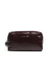 Piquadro Blue Square Toilettas mahogany