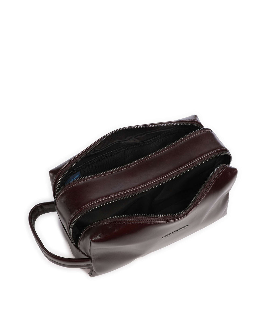 Piquadro Blue Square Toiletry bag mahogany