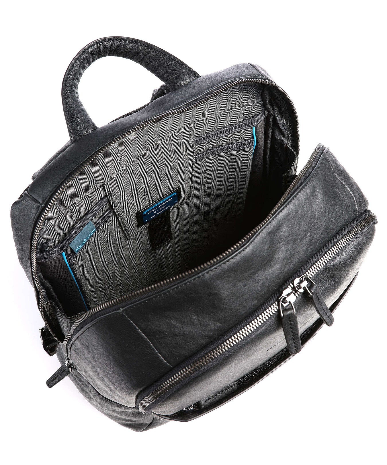Piquadro Black Square Laptop backpack black