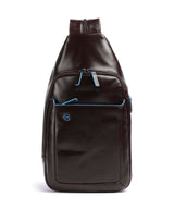 Piquadro Blue Square Sling rugzak mahogany