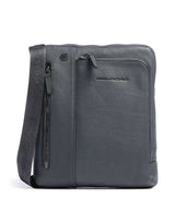 Piquadro Black Square Crossbody bag blue ocean