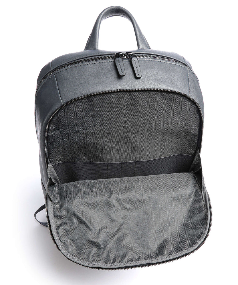 Piquadro Black Square Laptop backpack blue ocean