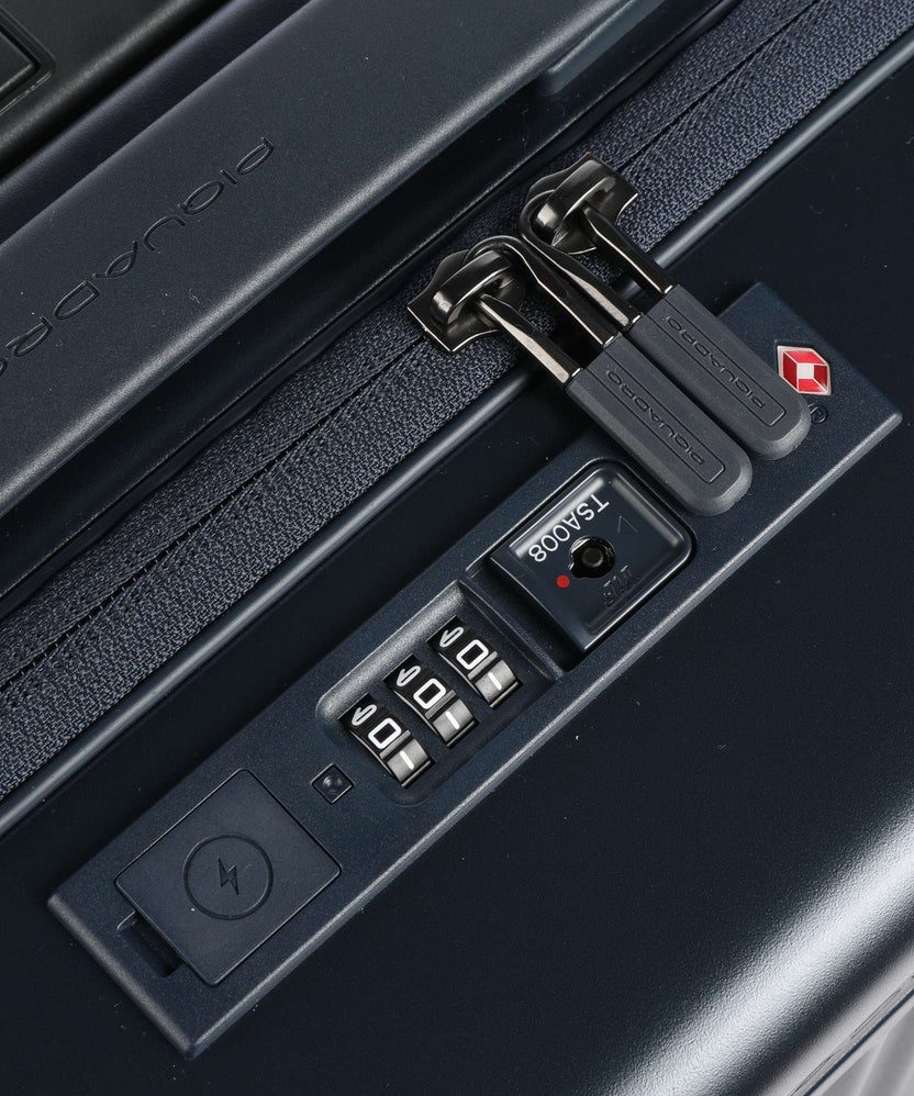 Piquadro PQ Light Spinner (4 wheels) matt blue