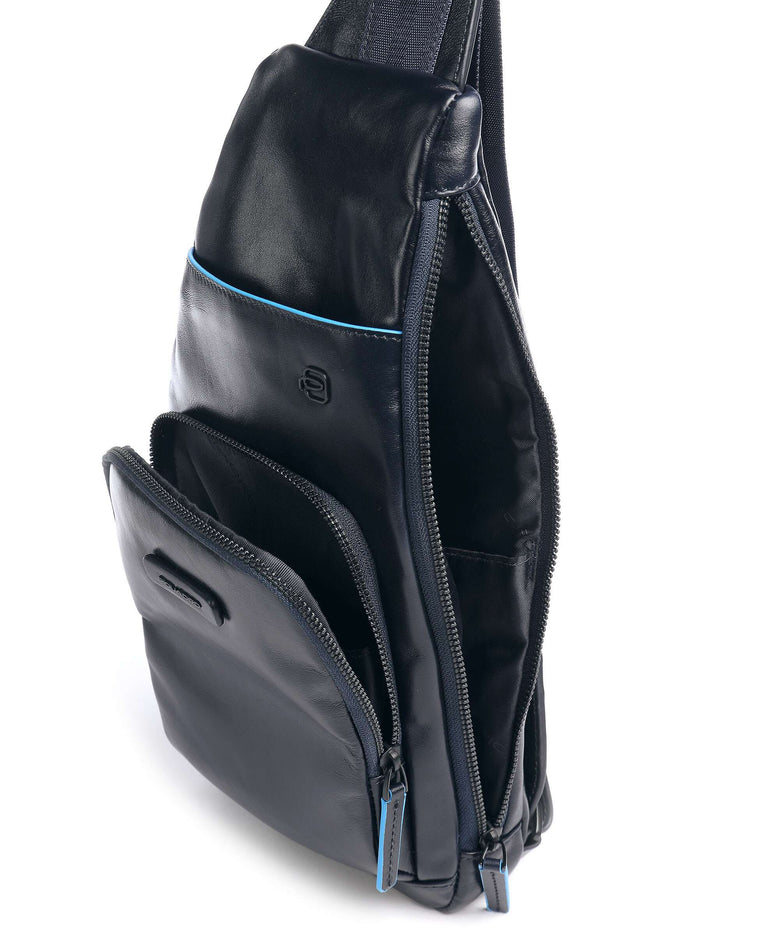 Piquadro Blue Square Revamp Sling bag blue