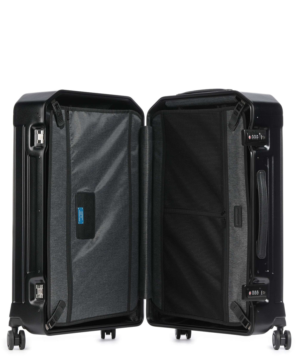 Piquadro PQLM Spinner (4 wheels) matt black
