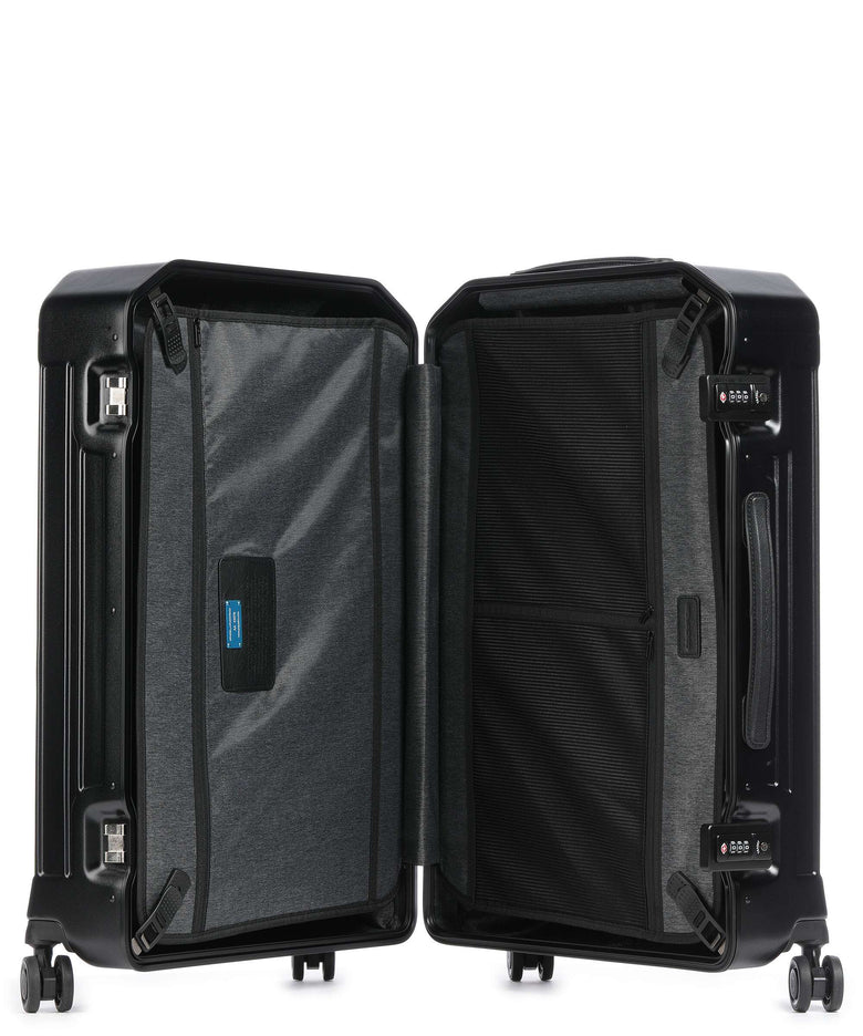Piquadro PQLM Spinner (4 wheels) matt black