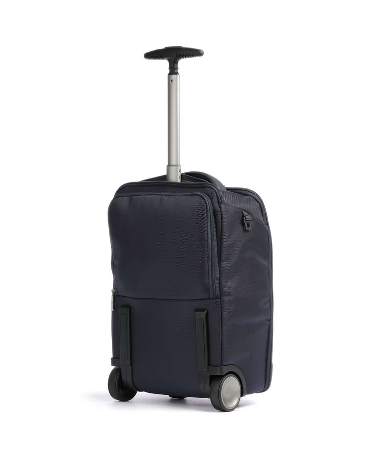 Piquadro Brief Backpack with wheels blue