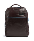 Piquadro Blue Square Revamp Laptop backpack mahogany