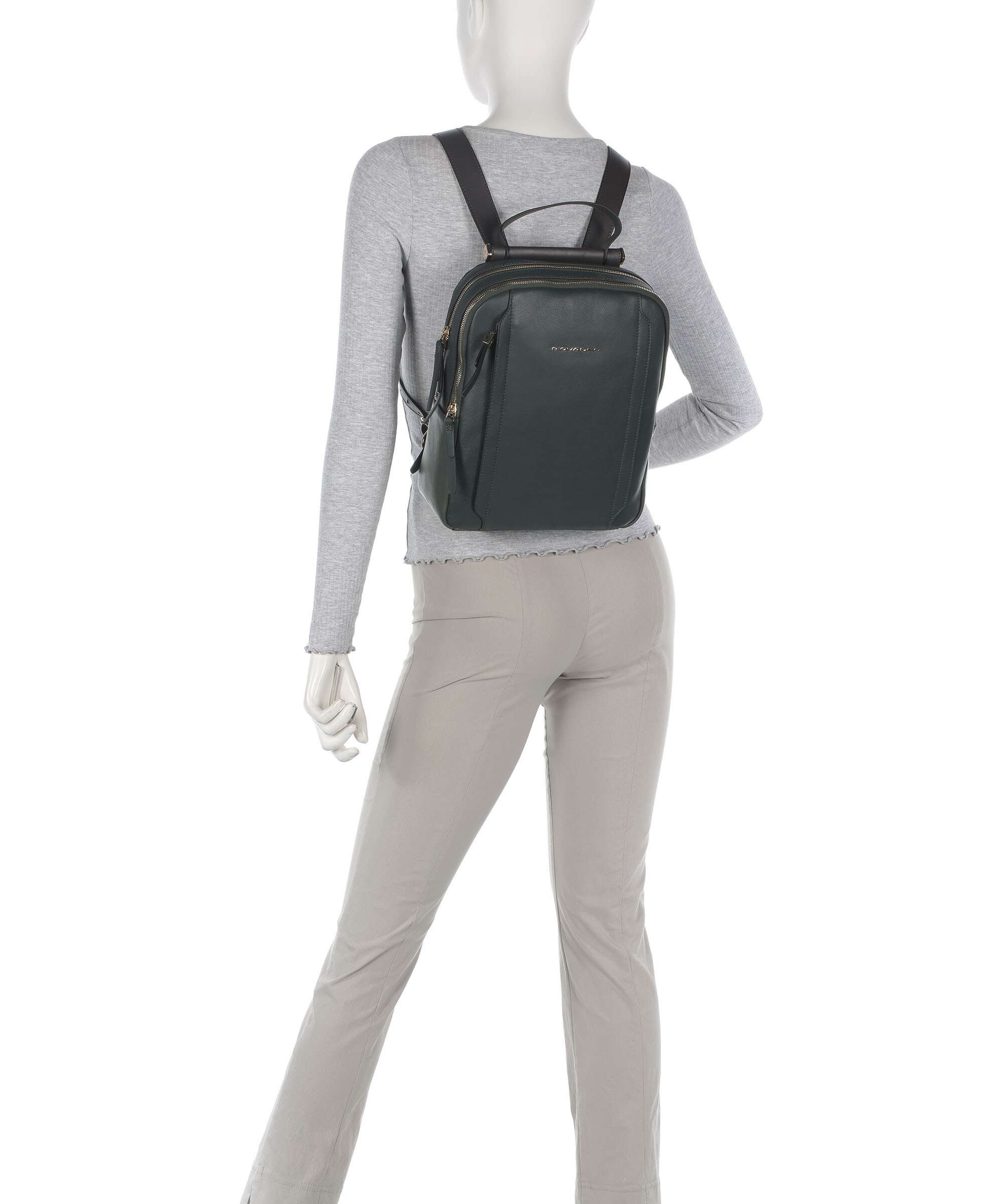 Piquadro Circle Backpack verde bosco/verde oliva