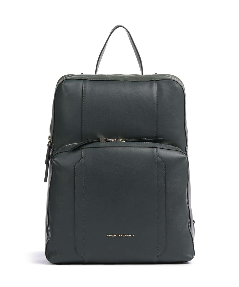 Piquadro Circle Laptop backpack verde bosco/verde oliva