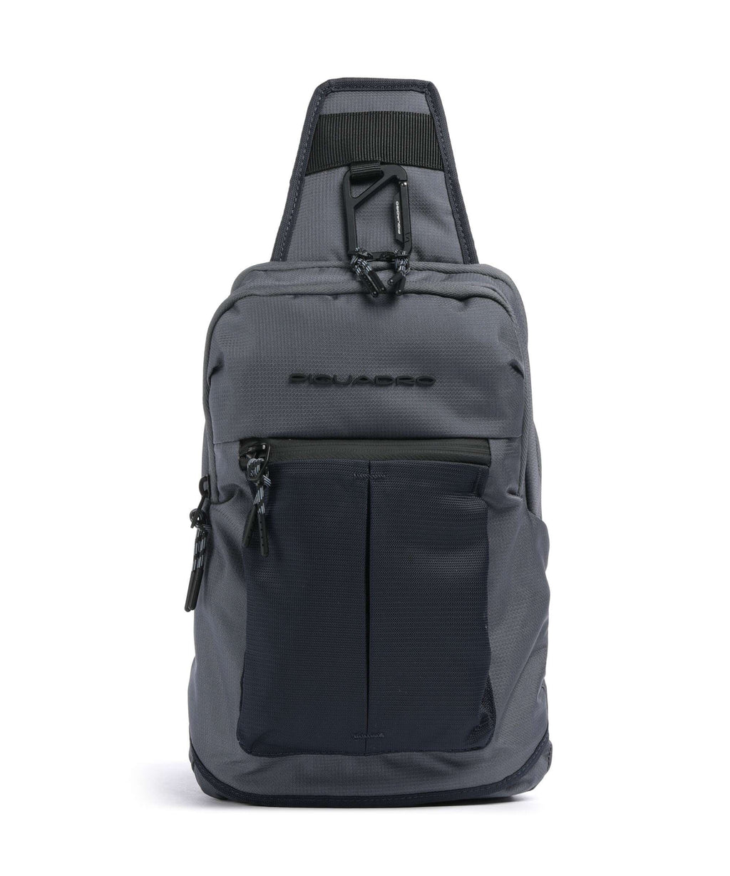 Piquadro Arne Sling bag blu nebbia