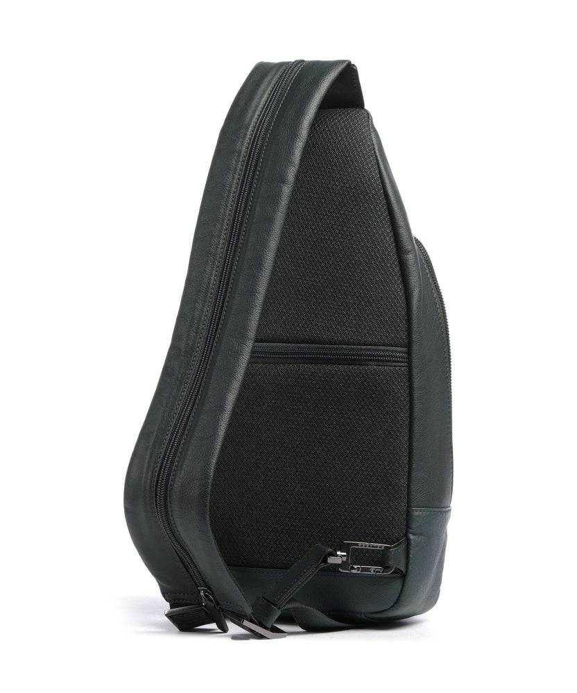 Piquadro Black Square Sling bag verde bosco/verde oliva