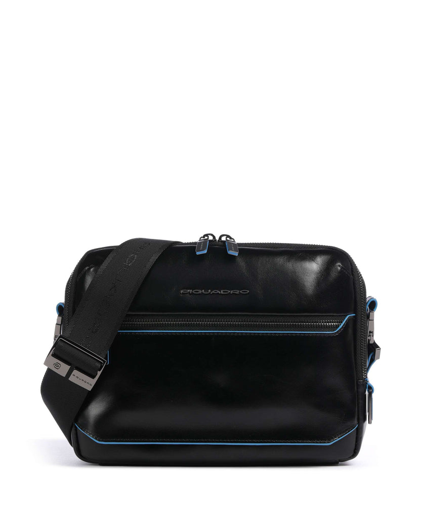 Piquadro Blue Square Crossbody bag nero