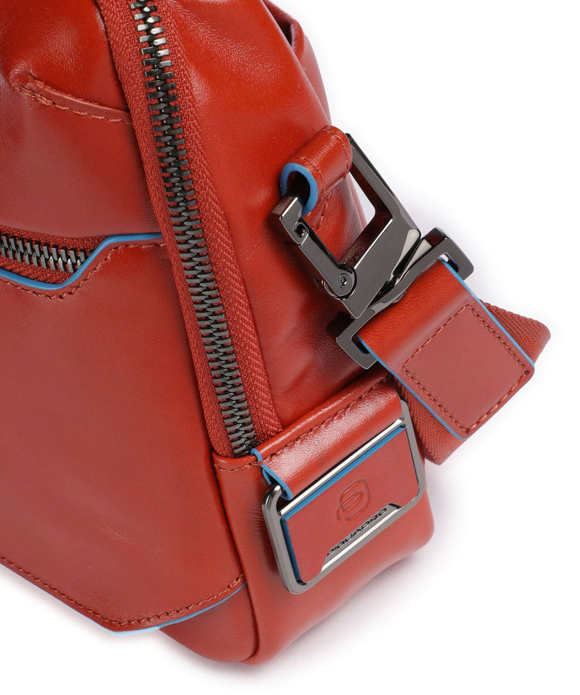 Piquadro Blue Square Crossbody bag tabacco