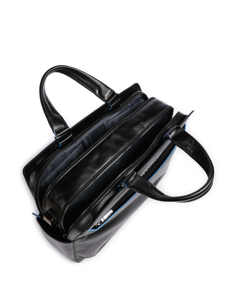 Piquadro Blue Square Briefcase nero