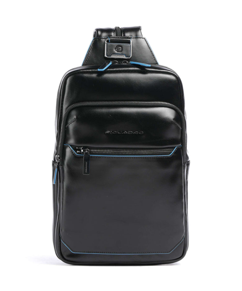 Piquadro Blue Square Sling bag nero