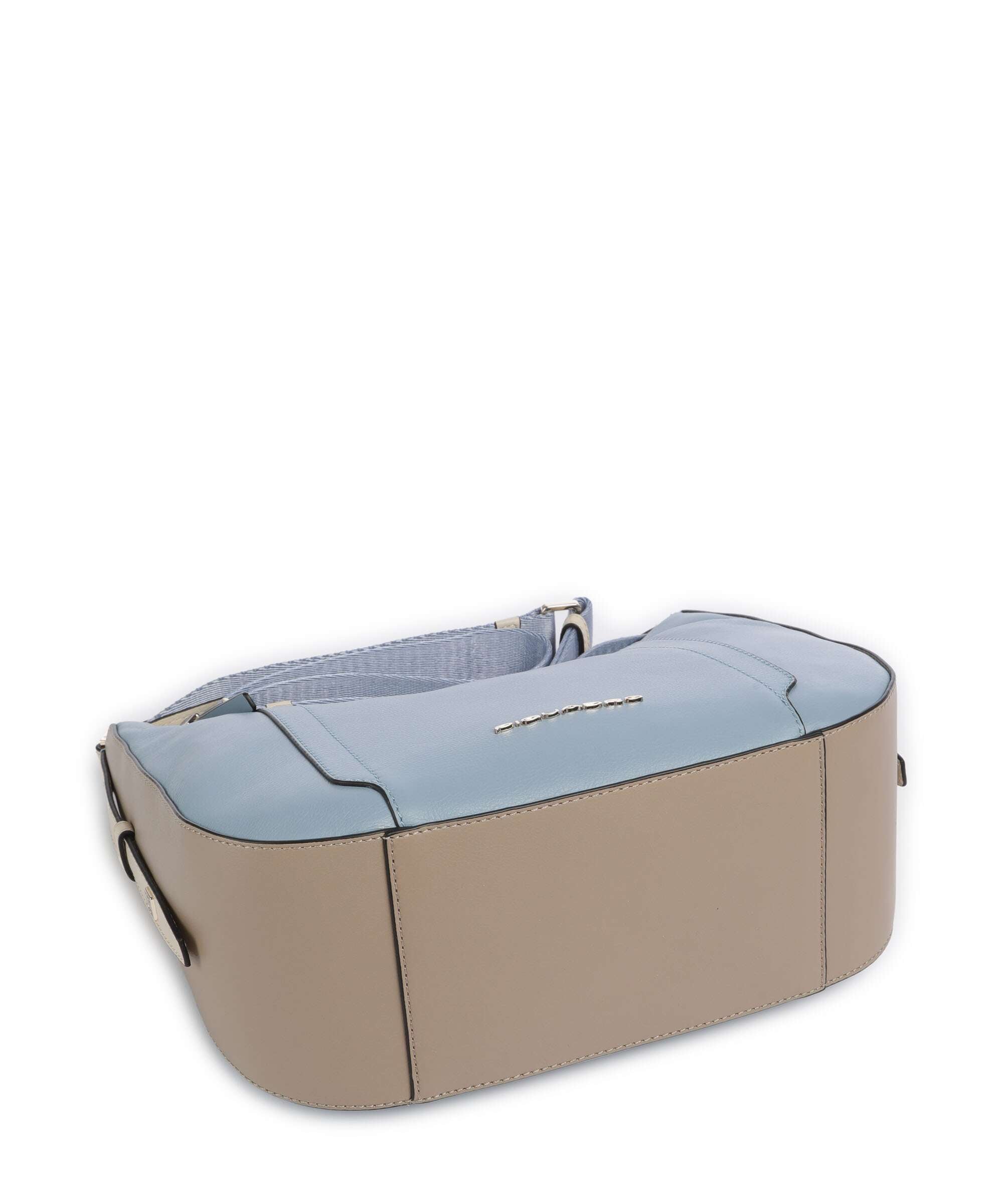 Piquadro W92 Crossbody bag light blue/beige