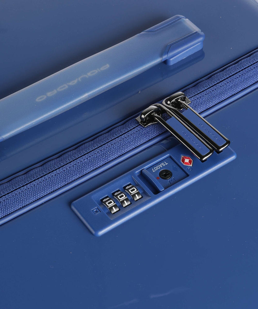 Piquadro POP Spinner (4 wheels) blue