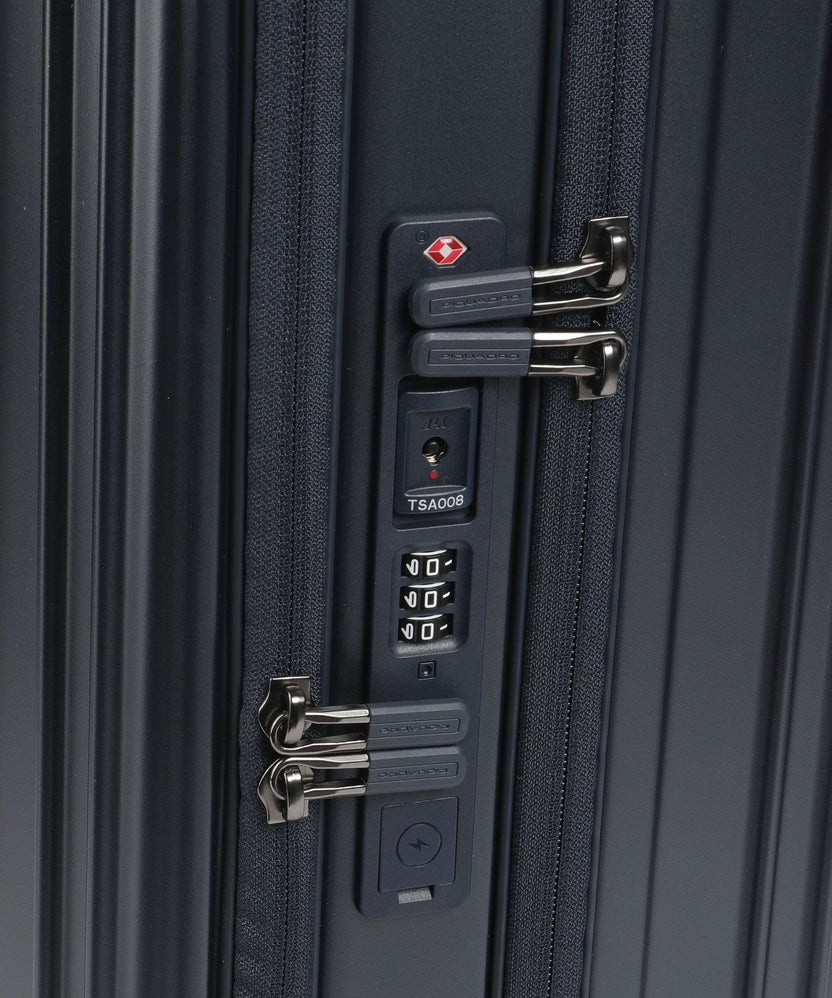 Piquadro PQ Light Spinner (4 wheels) mat blue