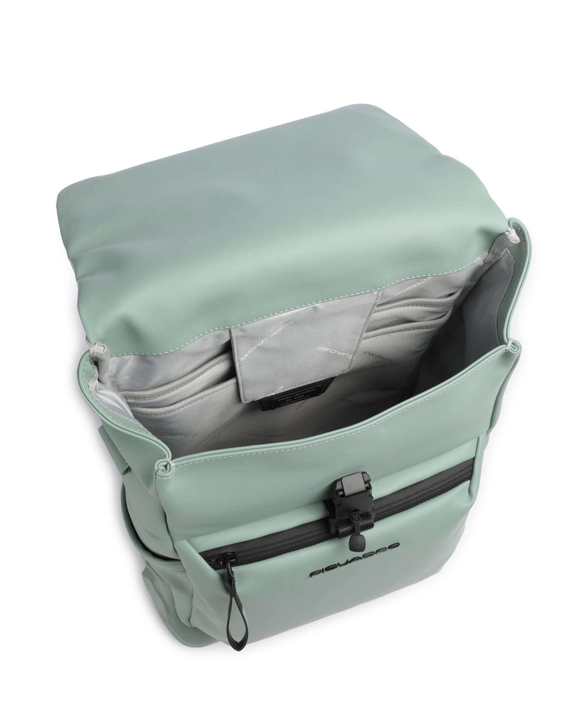 Piquadro Corner Special Backpack sage green