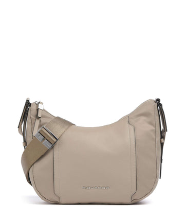 Piquadro W92T Crossbody tas beige
