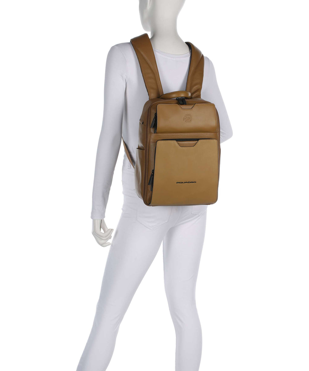 Piquadro Ael Laptop backpack yellow