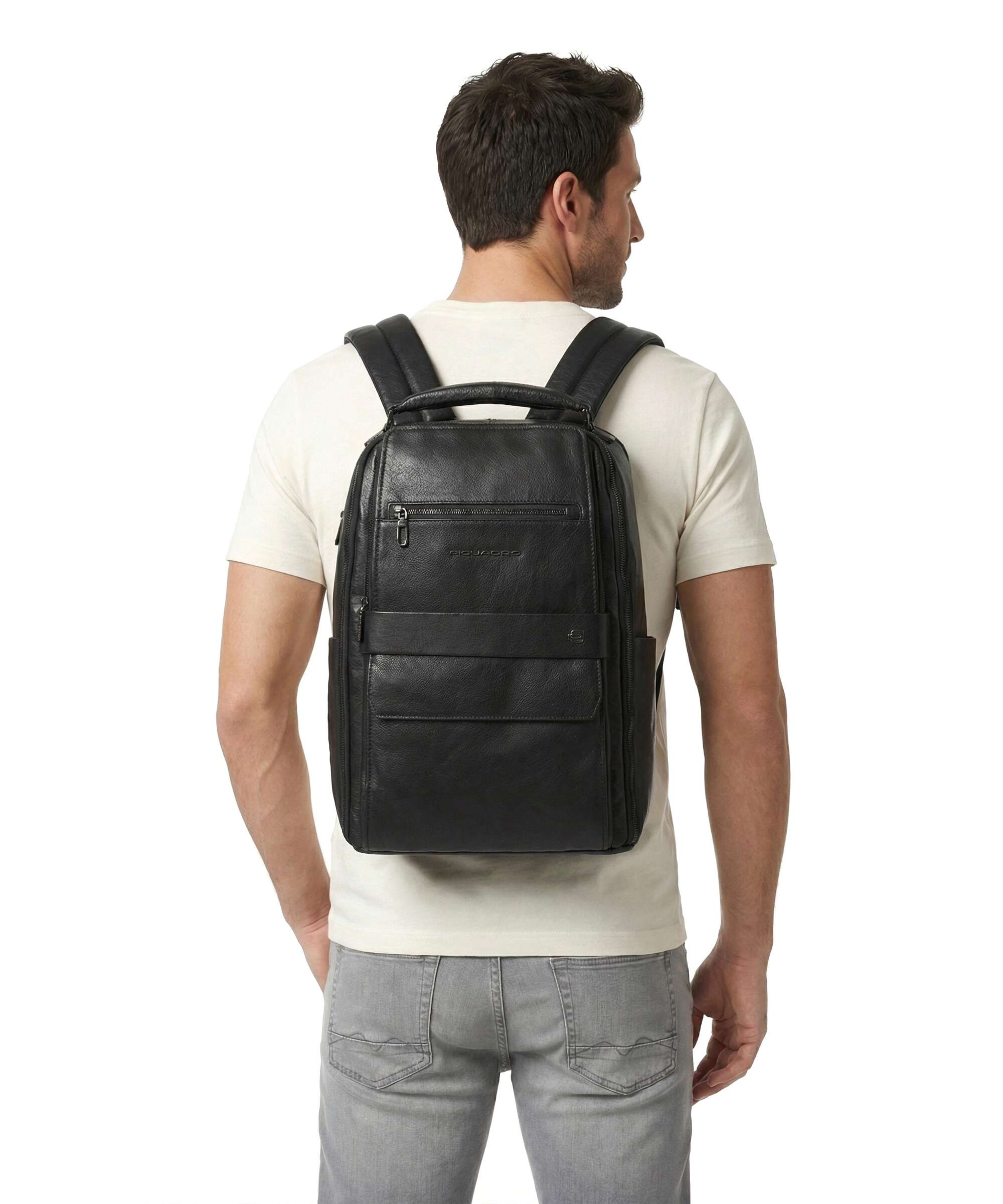 Piquadro Solm Laptop backpack black