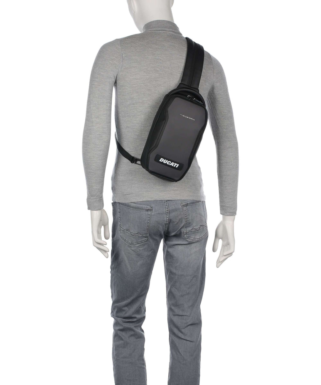 Piquadro Ducati C2OWD 4 Sling bag black