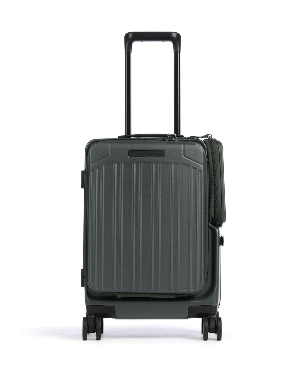 Piquadro Spinner (4 wheels) mat green