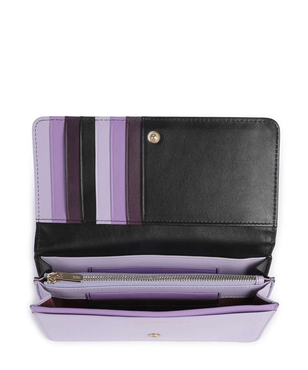 DuDu Bags Pemba Wallet black lavender