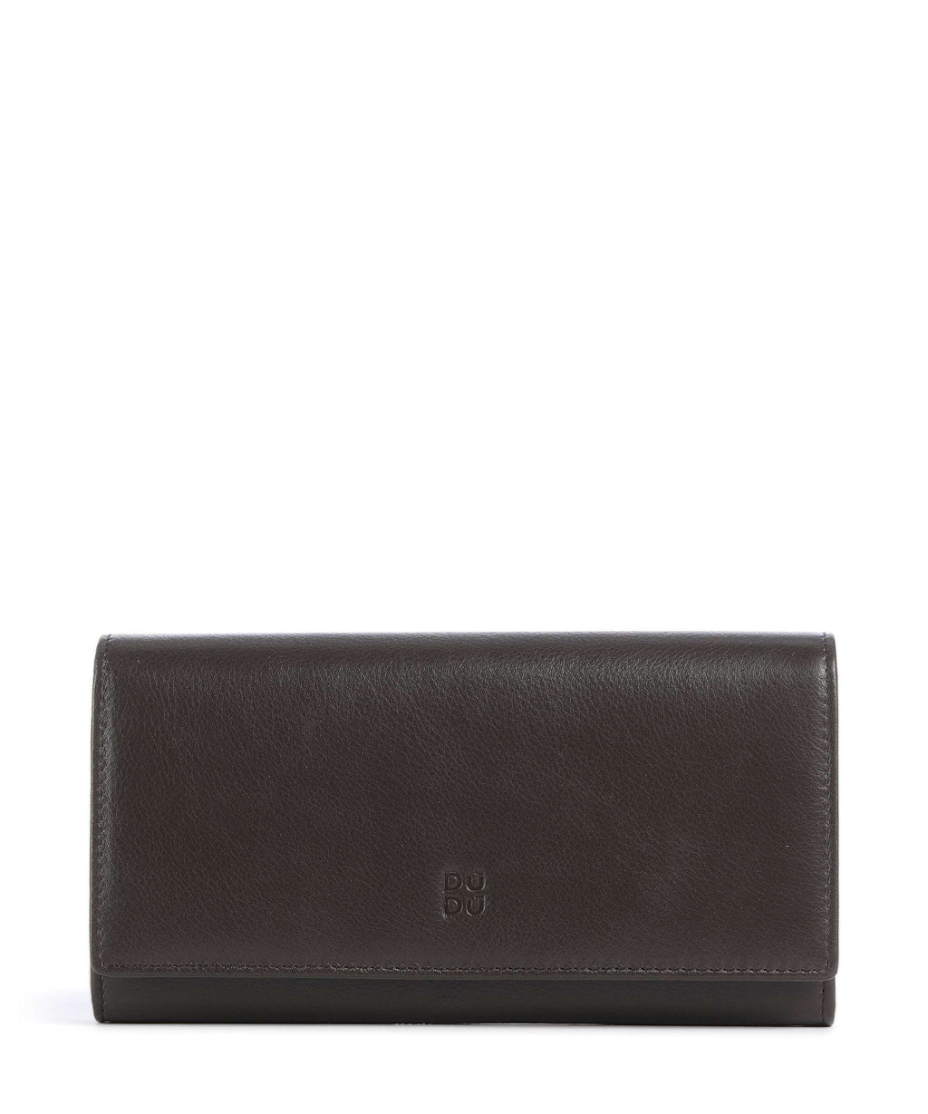 DuDu Bags Madeira RFID Wallet coffee brown