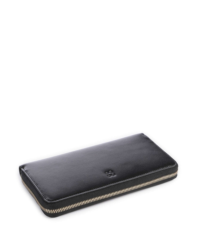 DuDu Bags Ustica RFID Wallet black lavander