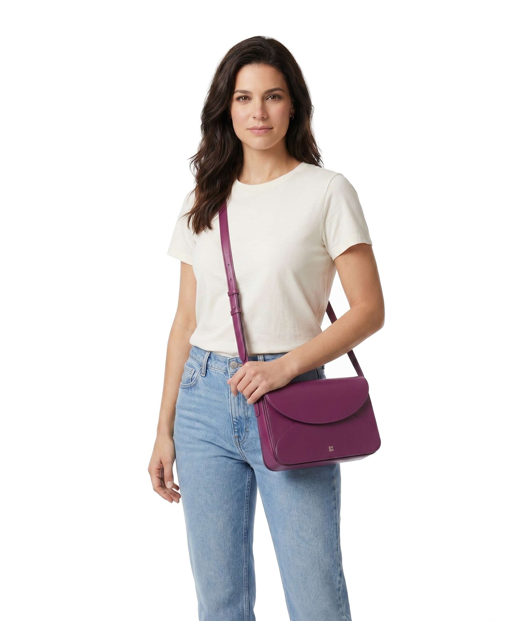 DuDu Bags Colorful Agnese Crossbody bag fucsia