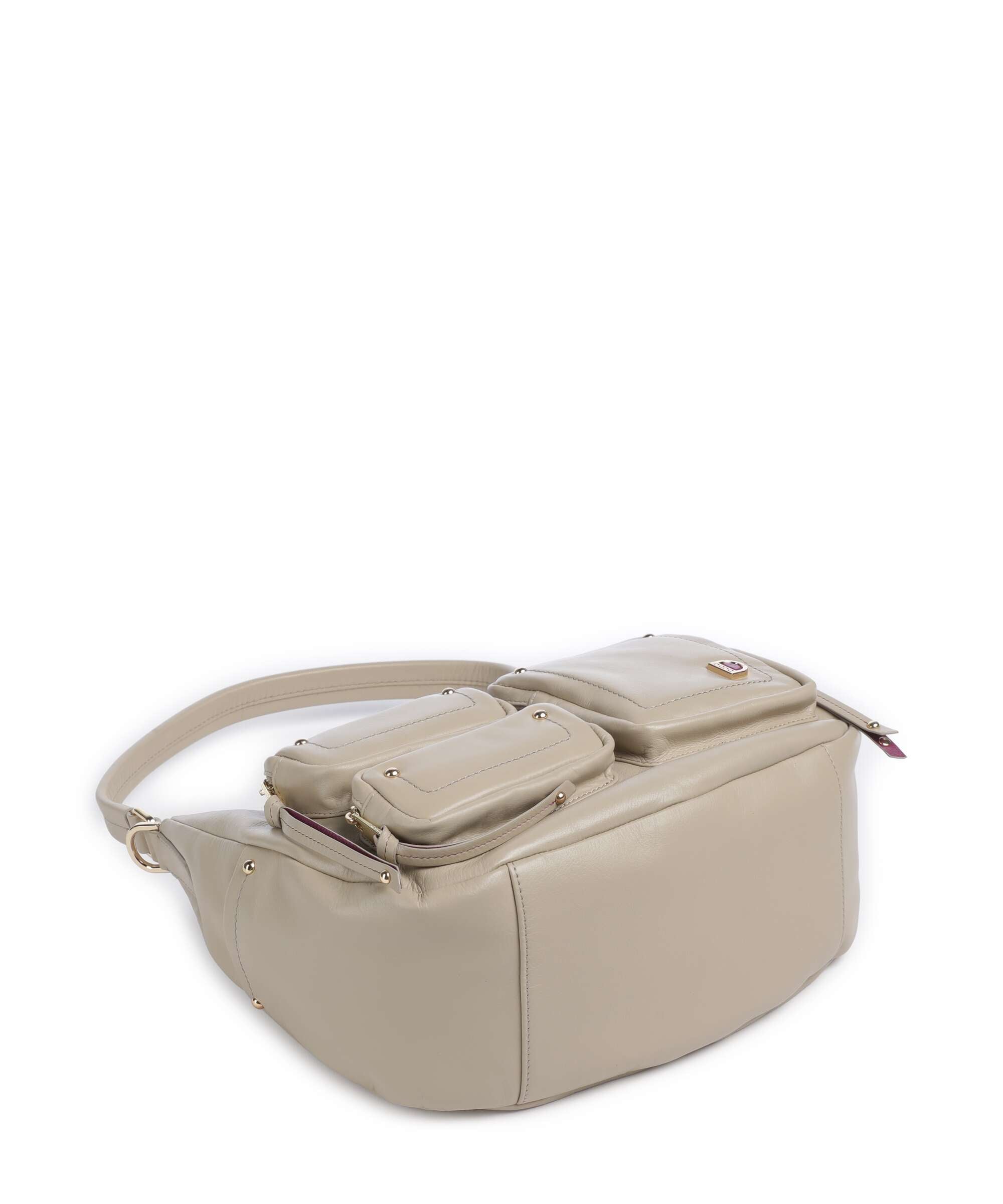DuDu Bags Pocket City Hobo bag sand grey