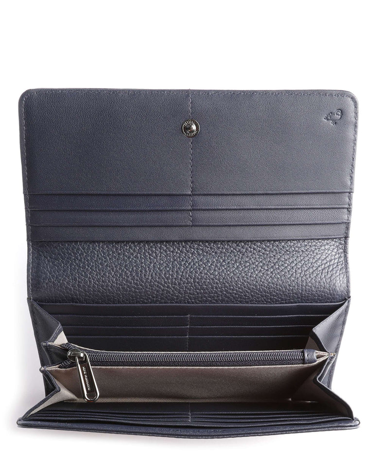 Mandarina Duck Mellow Leather Wallet dress blue