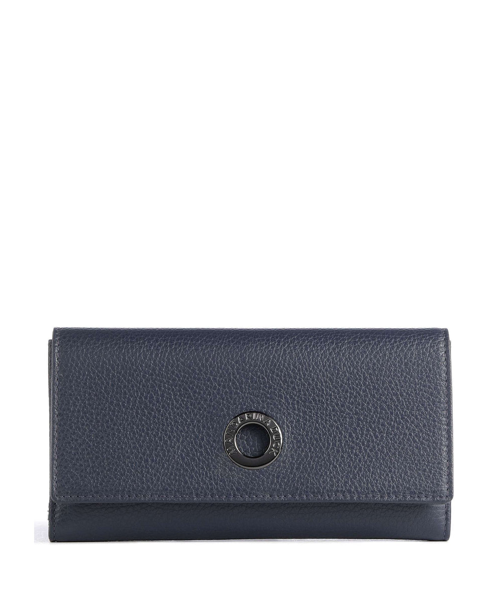 Mandarina Duck Mellow Leather Wallet dress blue
