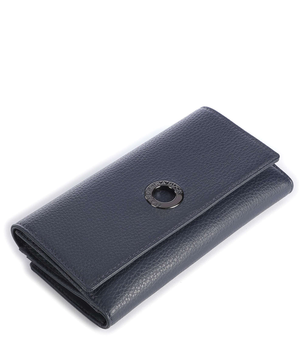 Mandarina Duck Mellow Leather Wallet dress blue