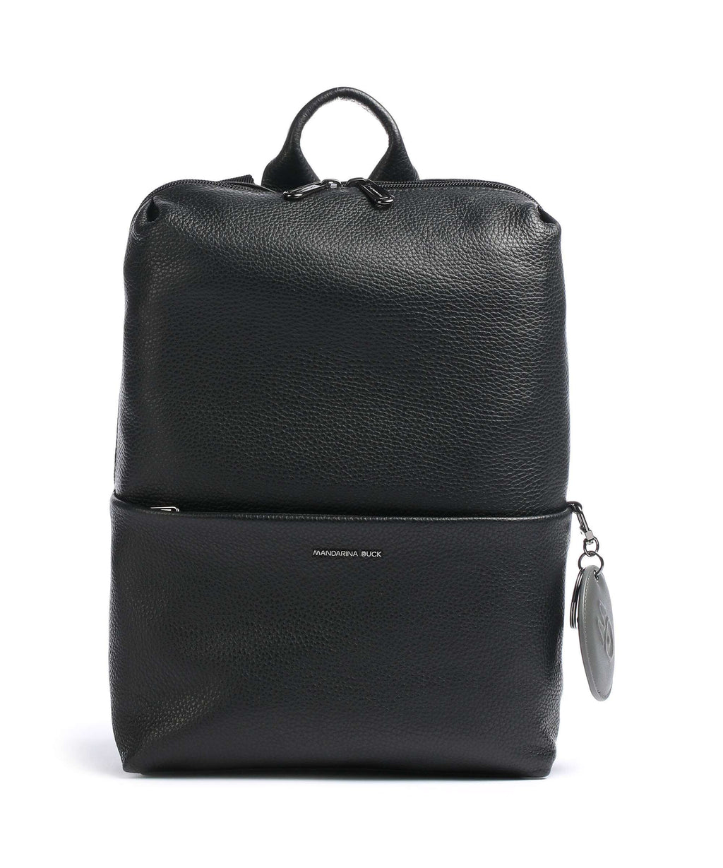 Mandarina Duck Mellow Leather Backpack nero