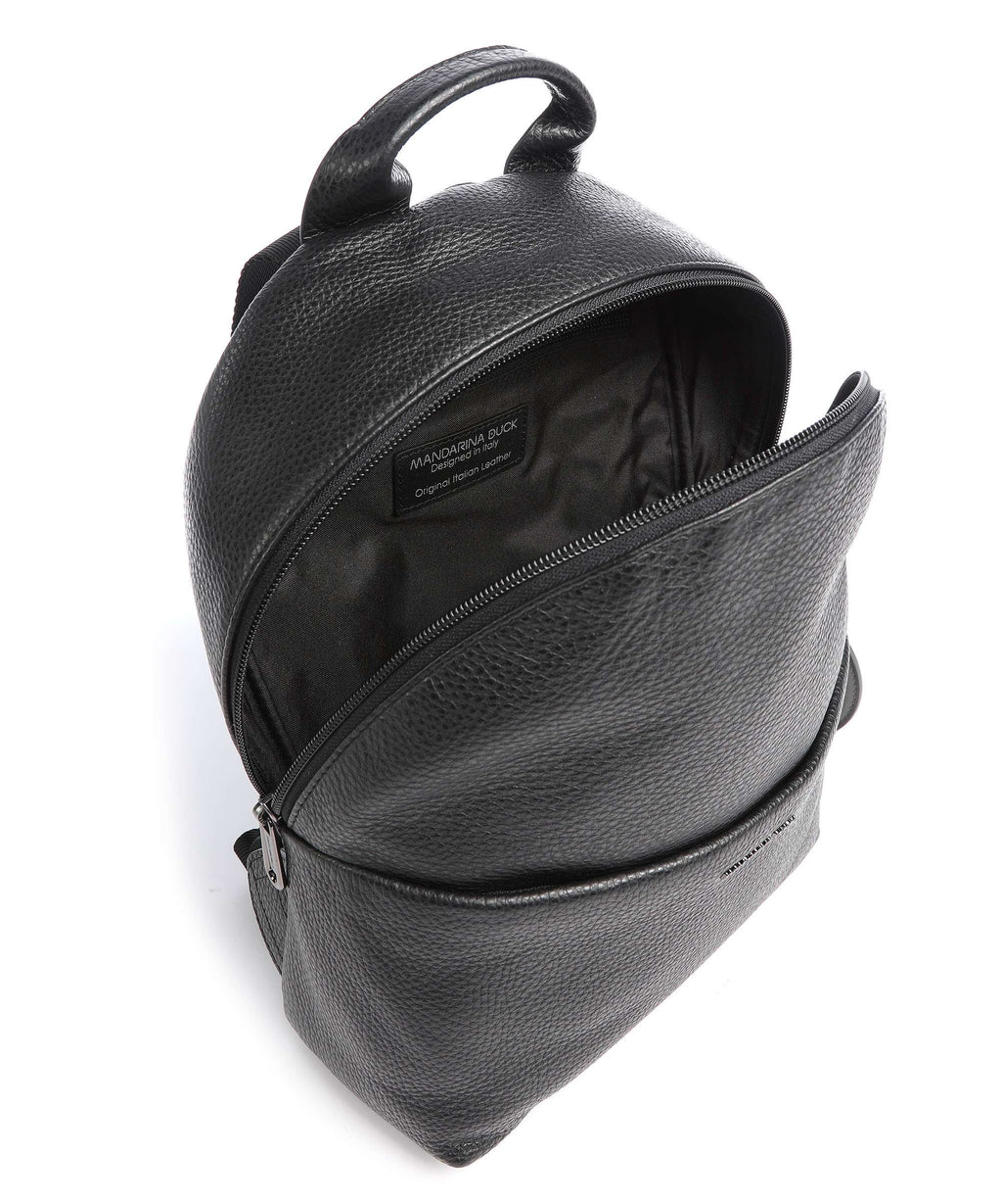 Mandarina Duck Mellow Leather Backpack nero