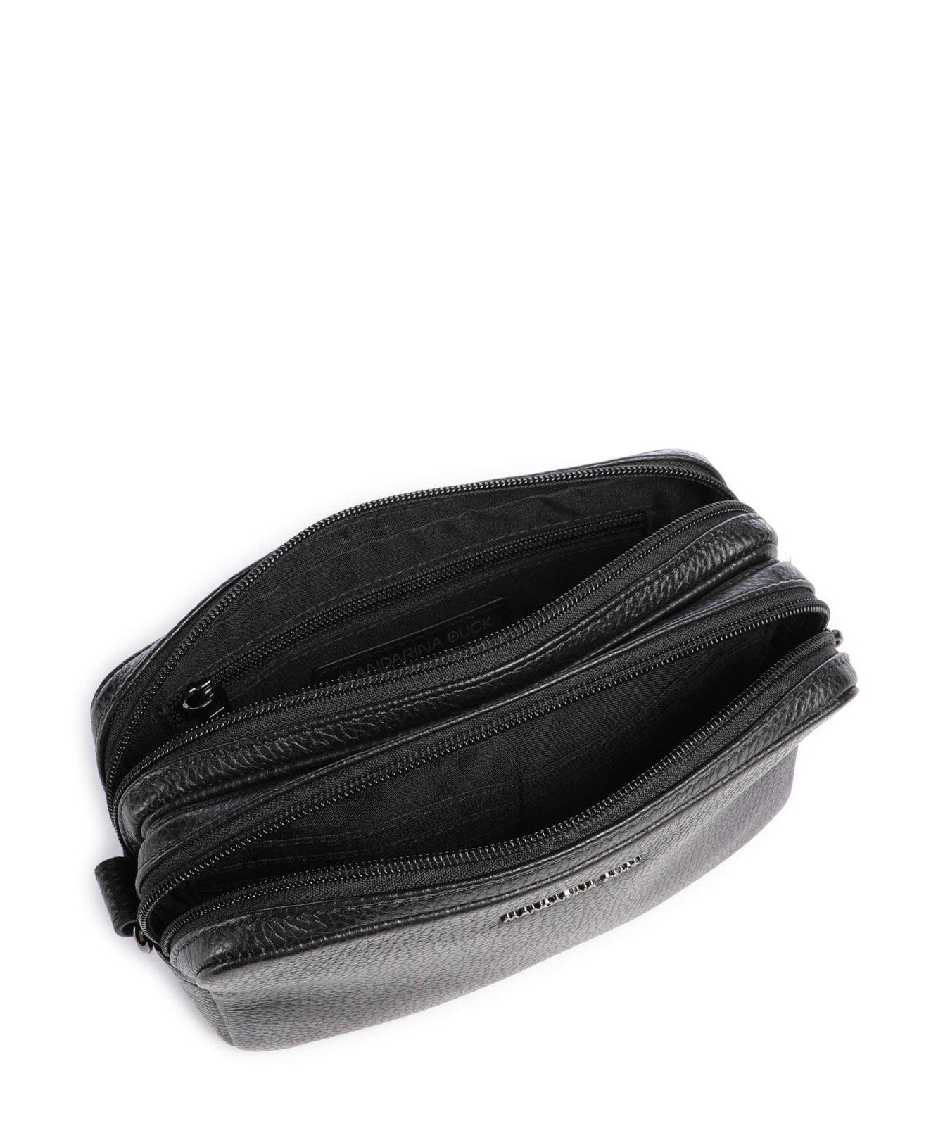 Mandarina Duck Mellow Leather Crossbody bag nero