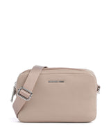 Mandarina Duck Mellow Leather Crossbody tas warm taupe