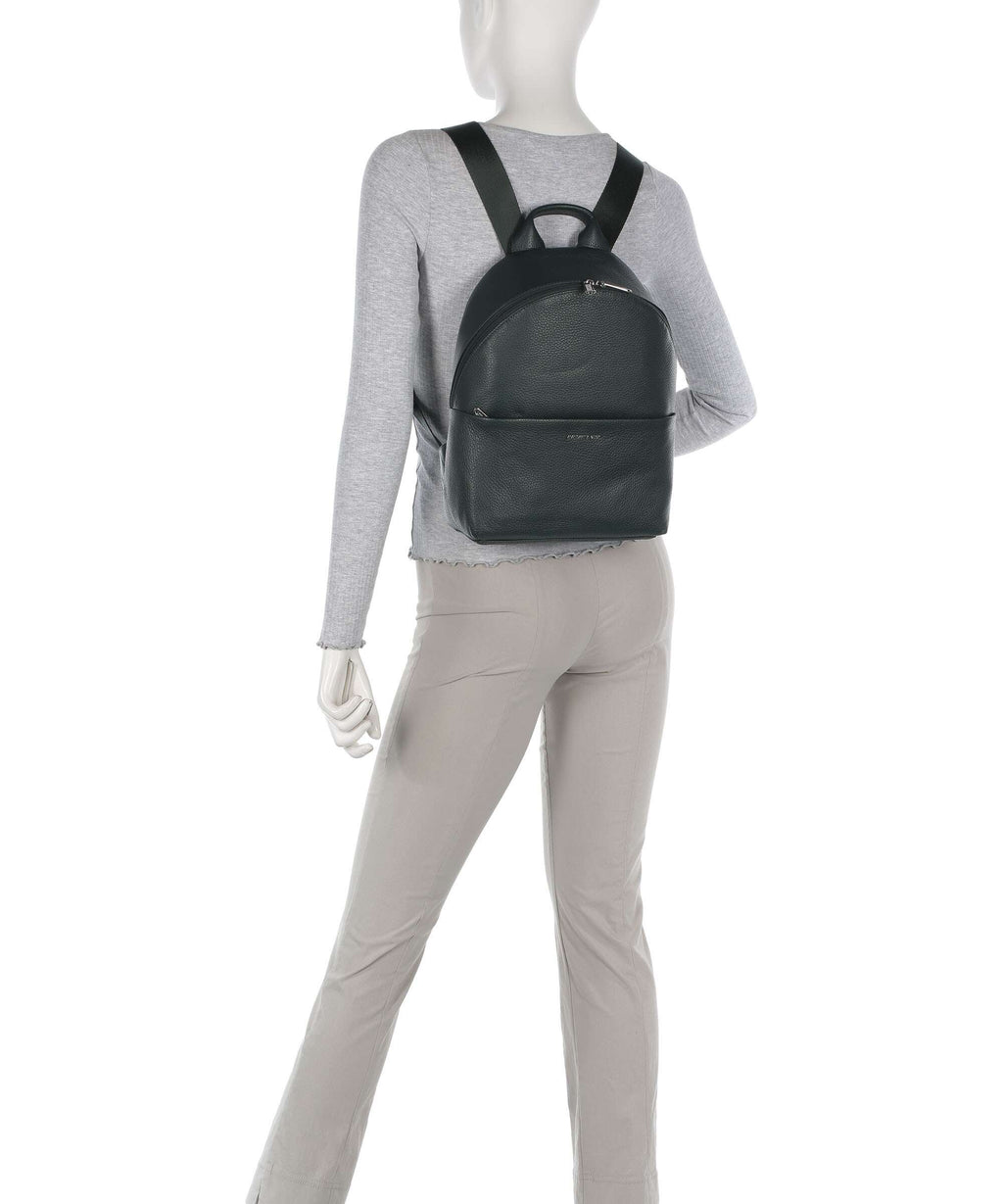 Mandarina Duck Mellow Leather Backpack scarab