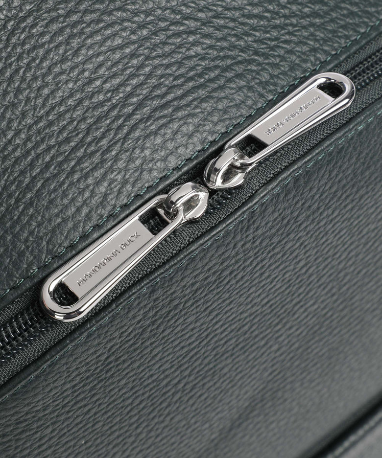 Mandarina Duck Mellow Leather Backpack scarab