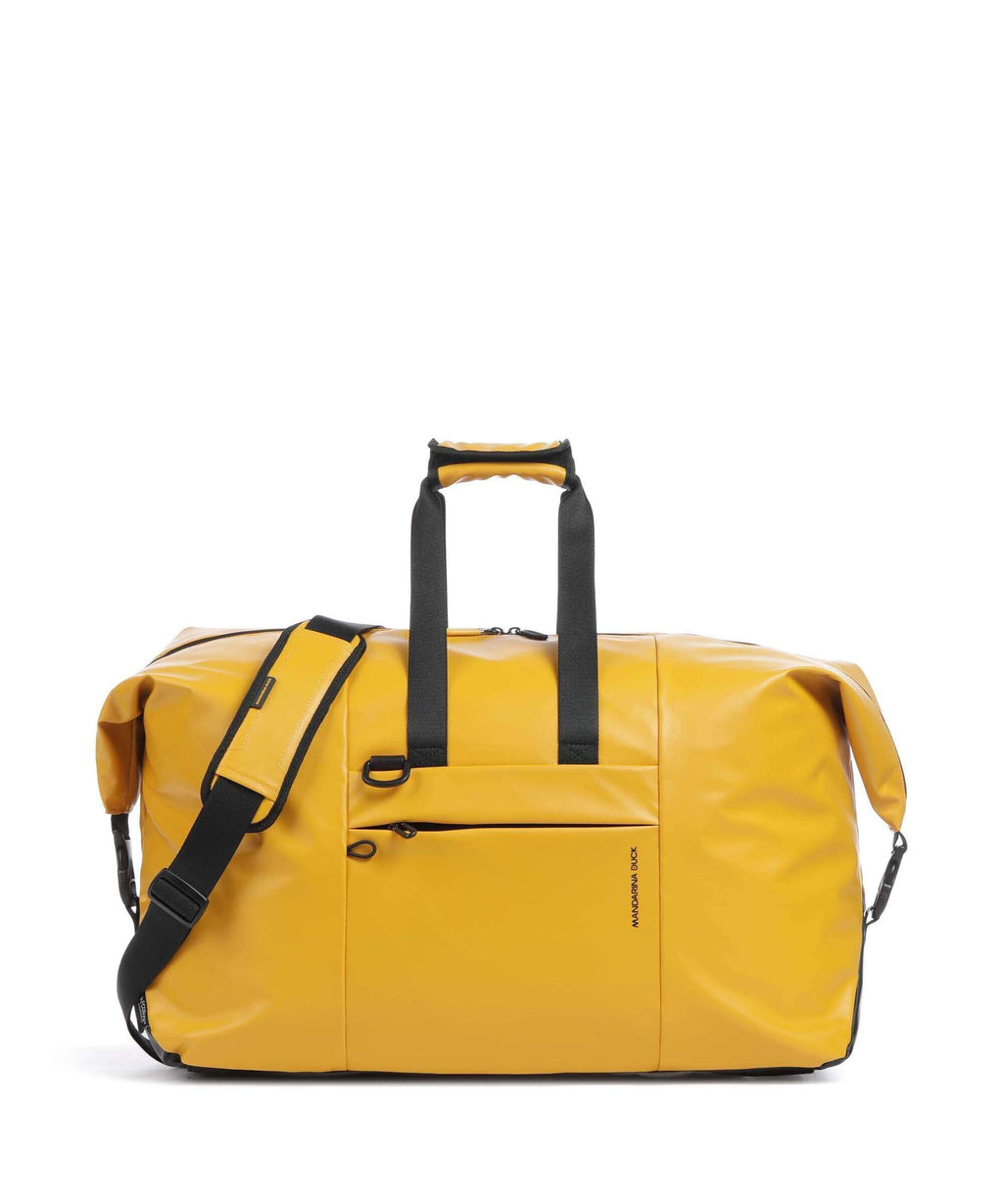 Mandarina Duck Coated Weekend bag duck yellow
