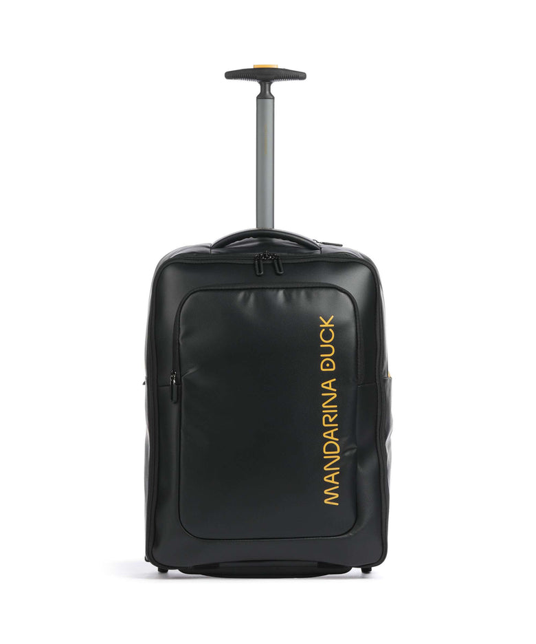 Mandarina Duck Eco Coated Backpack with wheels black